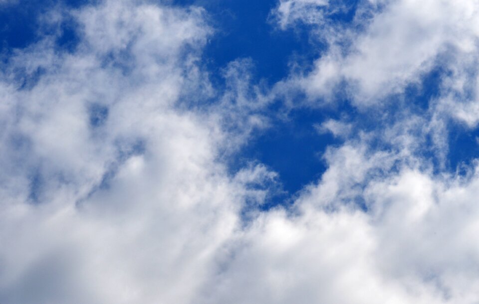 Air blue sky clouds