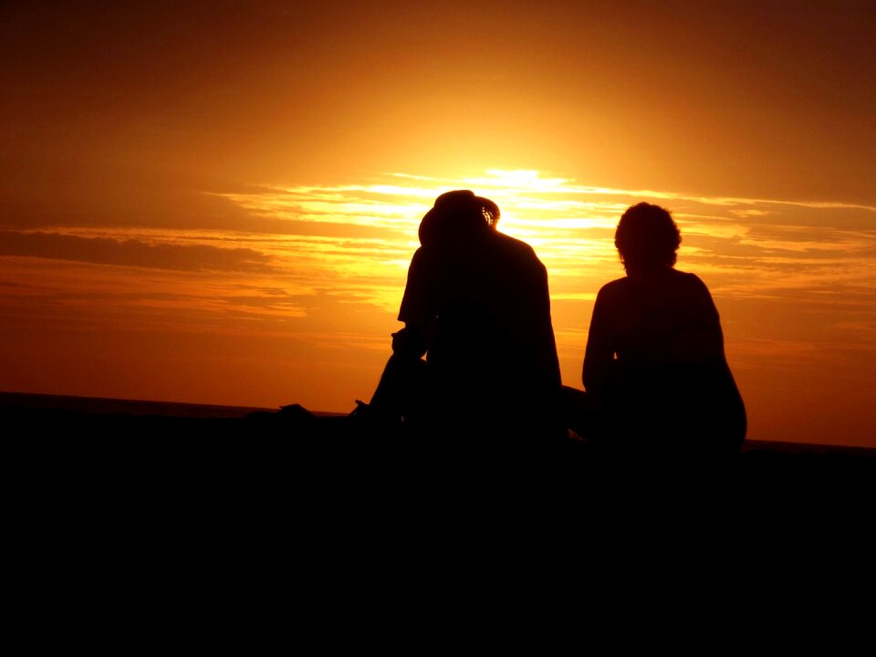 Nature peaceful grandparents