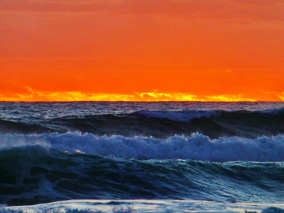 Abendstimmung sky red