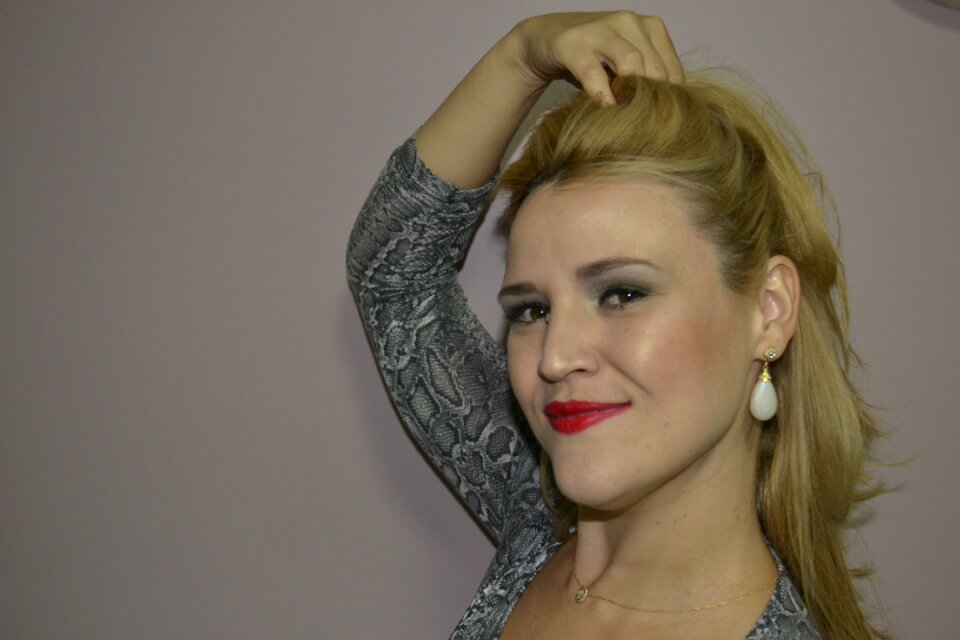 Hair makeup blond