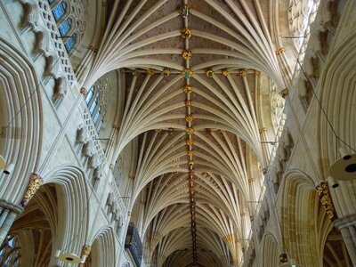 Gothic exeter cathedral uk photo