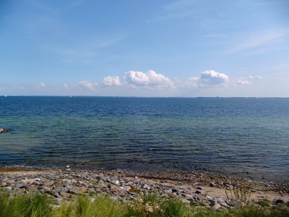 Baltic sea water beach