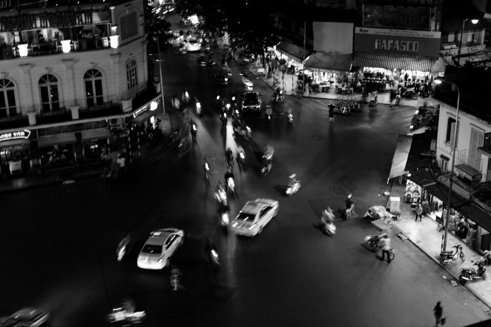 Road street crossing