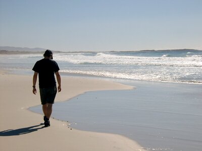 Walking happy outdoor