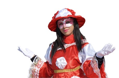Costume carnival woman photo