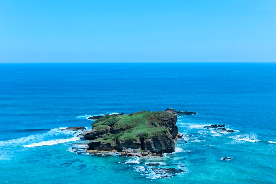 Isolated surrounded water