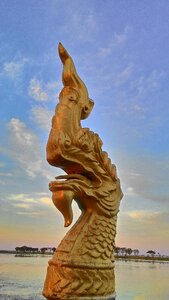 Dragon statue serpent economic collapse of the dragon