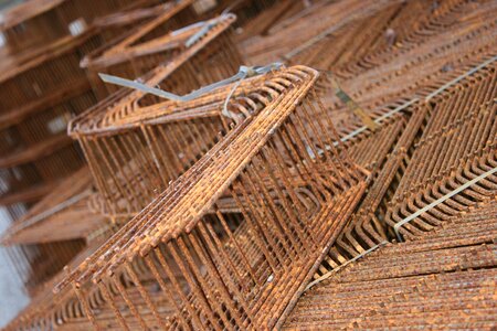 Site iron railings rust