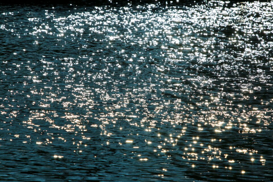 Glitter mirroring sunlight