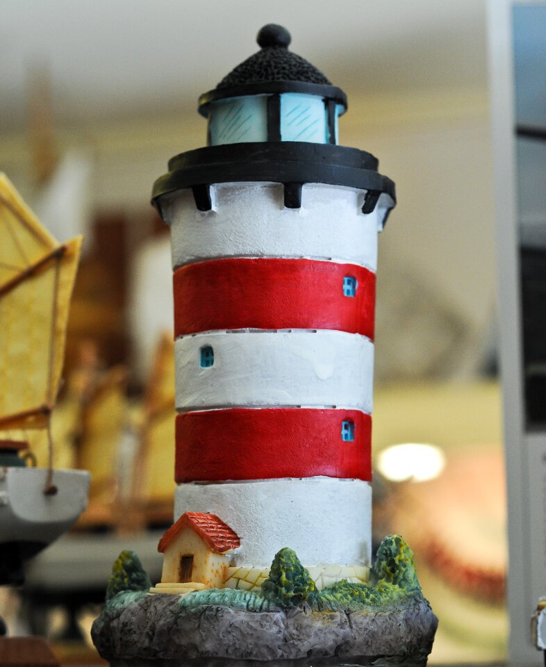 Lighthouse figure toy