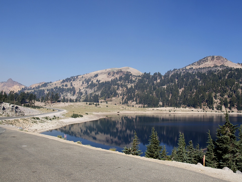 Landscape nature lake