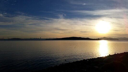 San francisco water sky