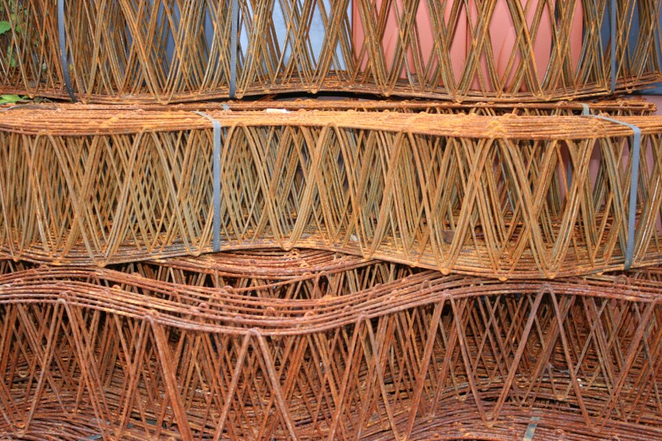 Grid construction wrought iron