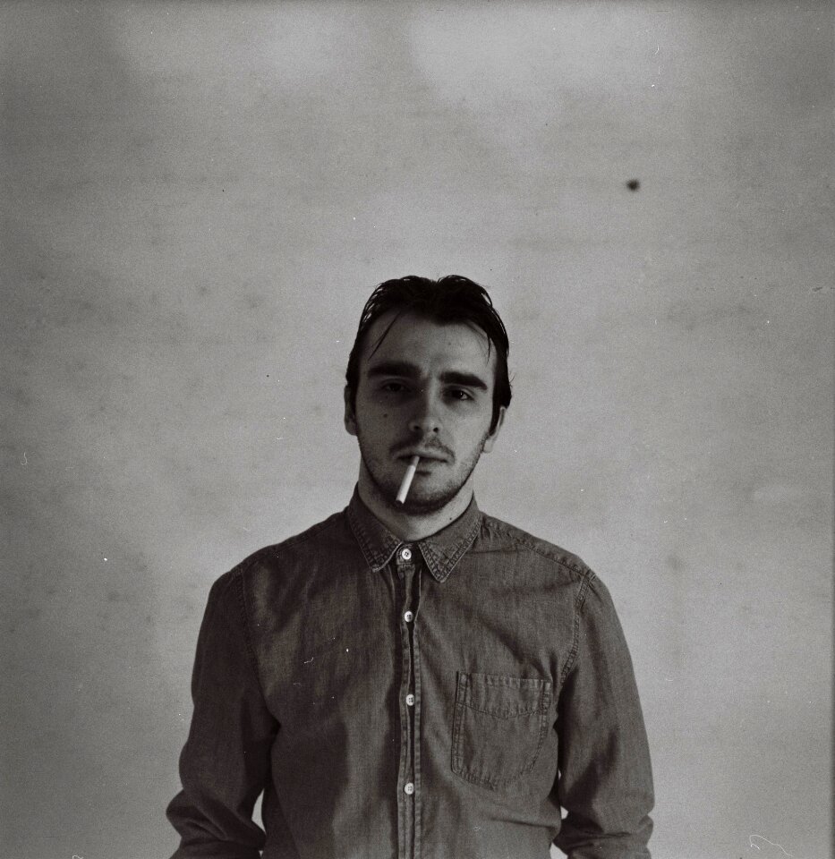 Portrait cigarette smoking