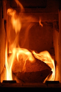 Wood burn burning photo