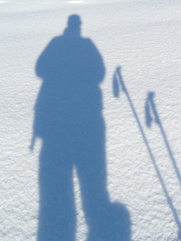 Photographer take a snapshot shadow