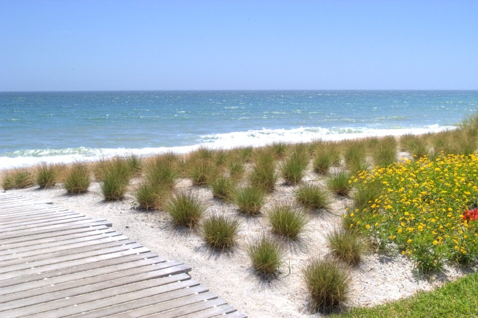 Vacation ocean sand photo