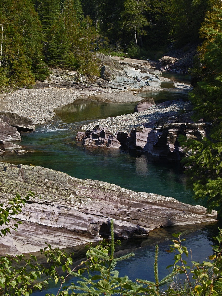 Scenery river outdoors