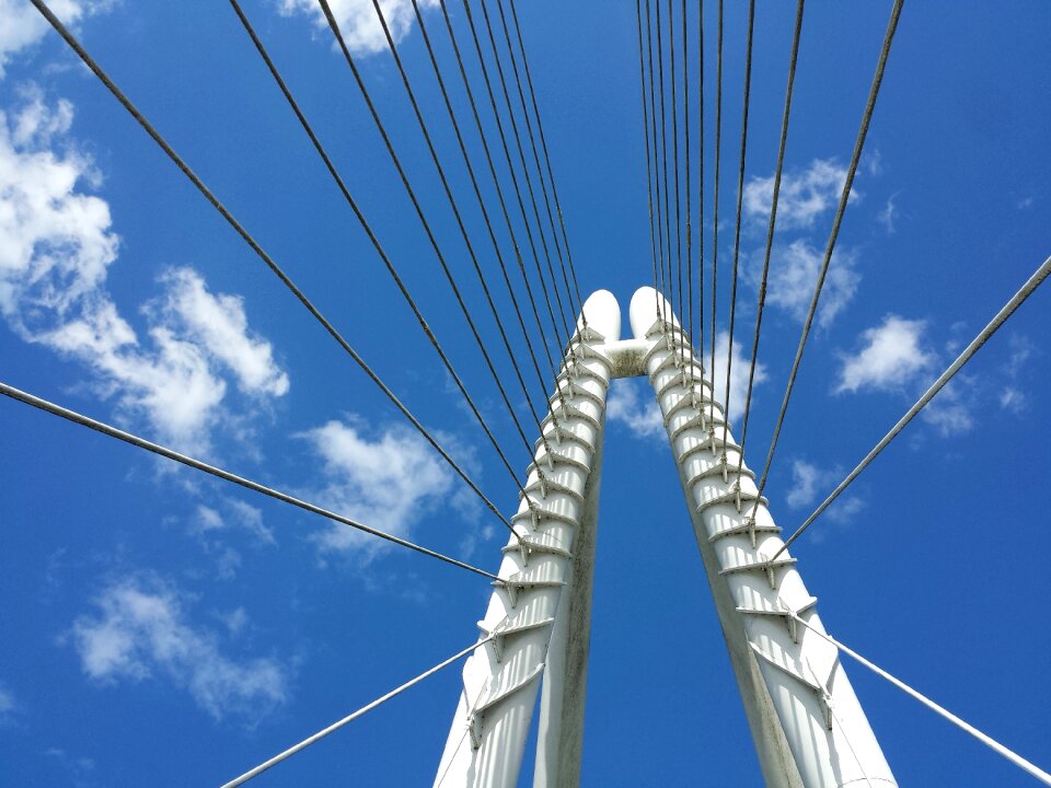 Engineering iron bridge construction