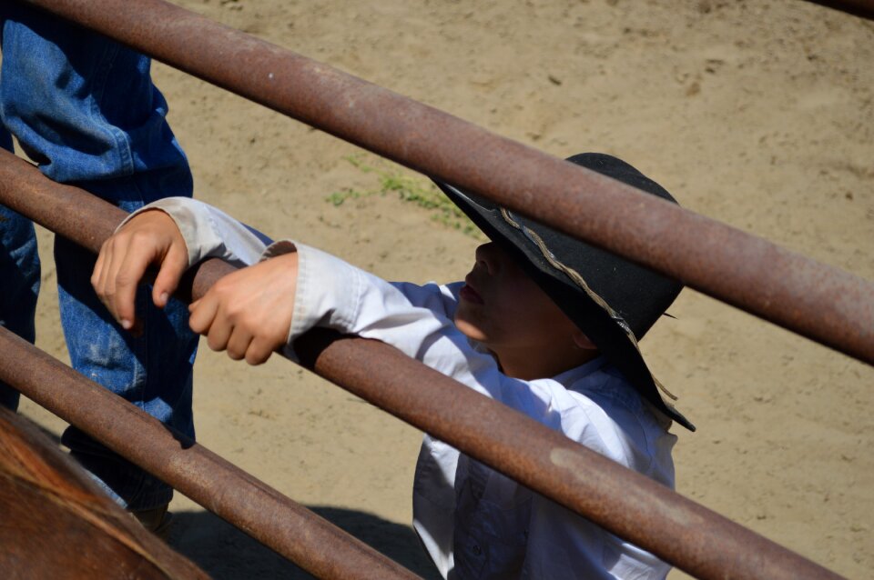 Cowboy rodeo event photo