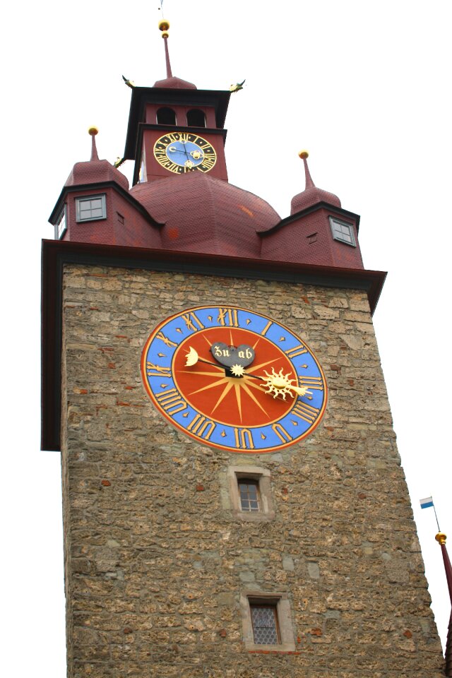 Tower clock tower color