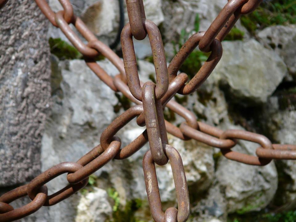 Metal connection rusty