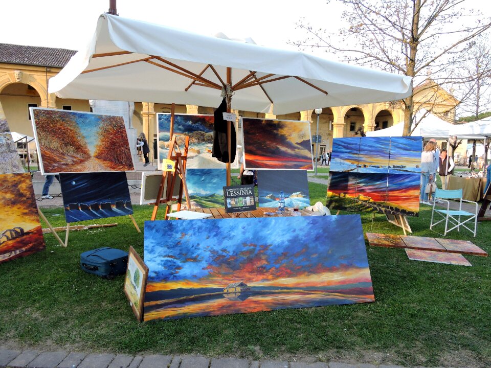 Painting color garden