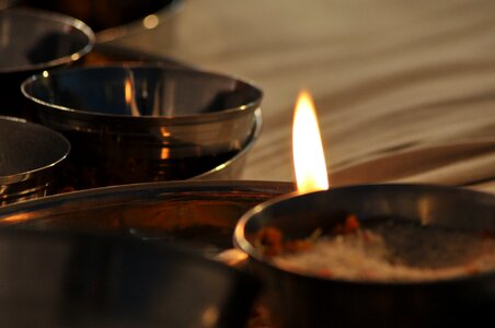 Festival brown candle brown candles