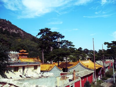 Buddhism religion mountain photo