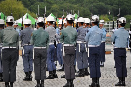 Soldier honor guard taiwan