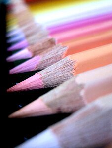 Rainbow pencil colour photo
