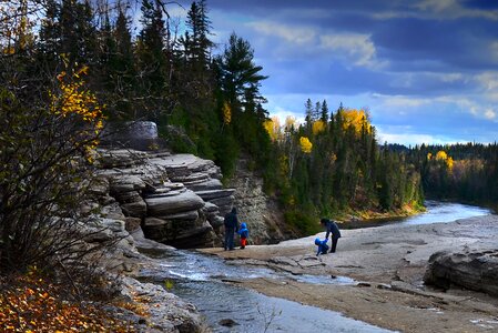 Fall nature rocks