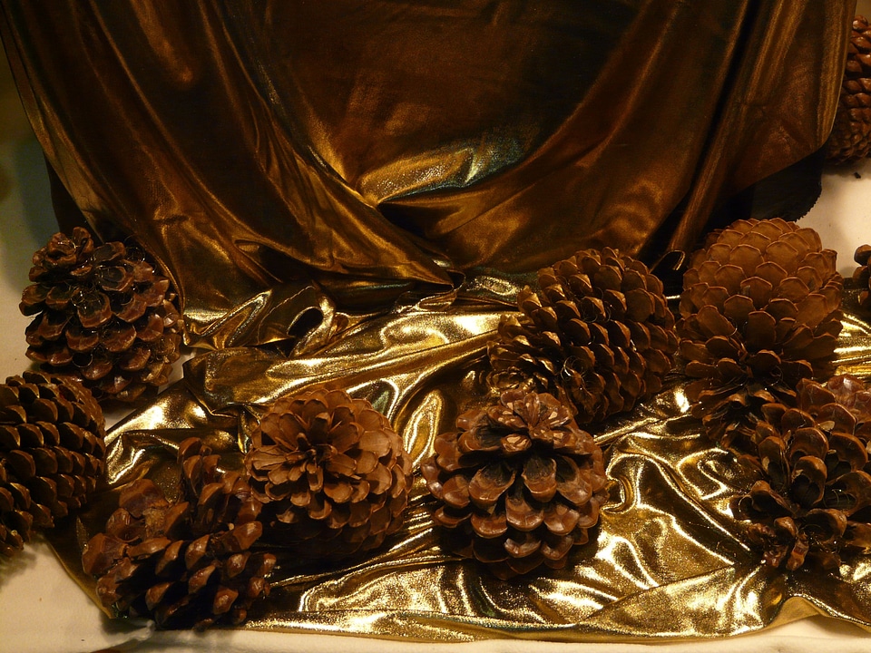 Window cloth golden
