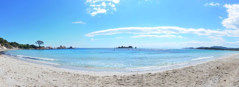 Corsica panorama beach photo