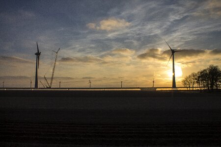 Flow power wind turbine photo