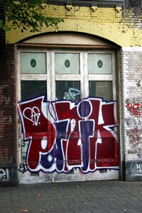 Street door graffiti