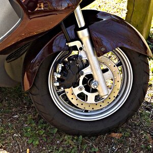 Motor scooter brake rim