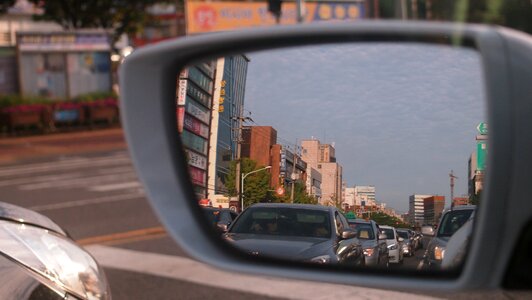 Car mirror rearview mirror mirror photo