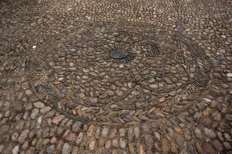 Cobblestone feeling material