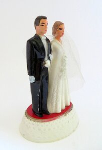 Groom man and woman obligation photo