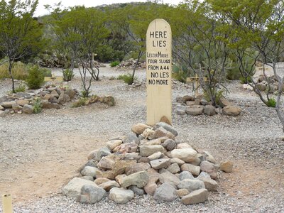 Tourism landmark grave