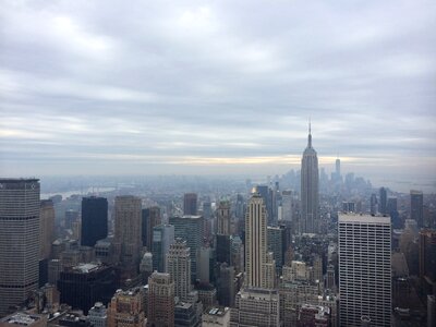Skyscraper skyline view