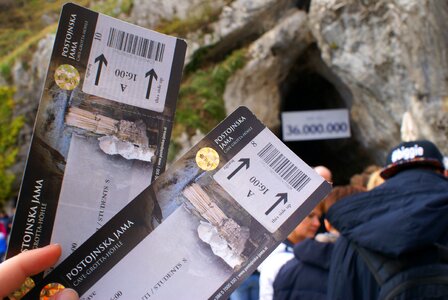 Authorization grotto postojna cave
