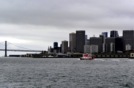 Bridge tugboat landmark