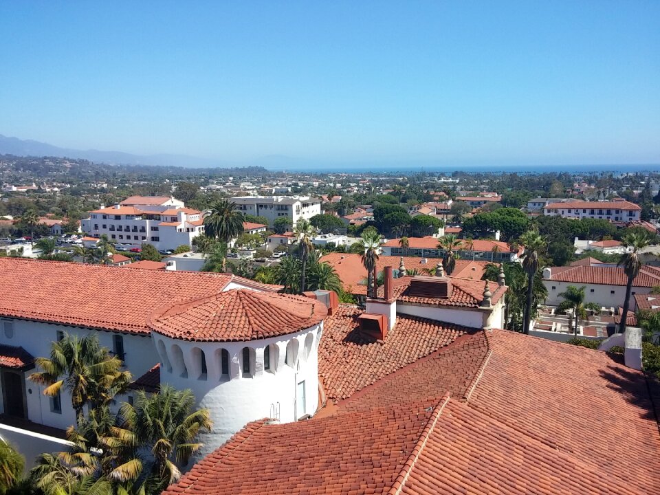 City view the rooftop