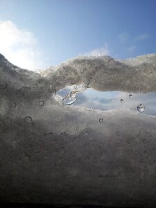 Snow krupnyj plan texture