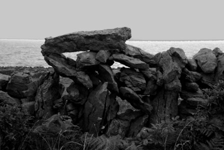 Pierre dry stone wall dry stone photo
