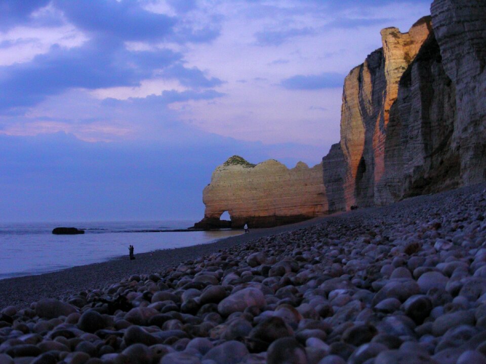 Normandy cliffs france