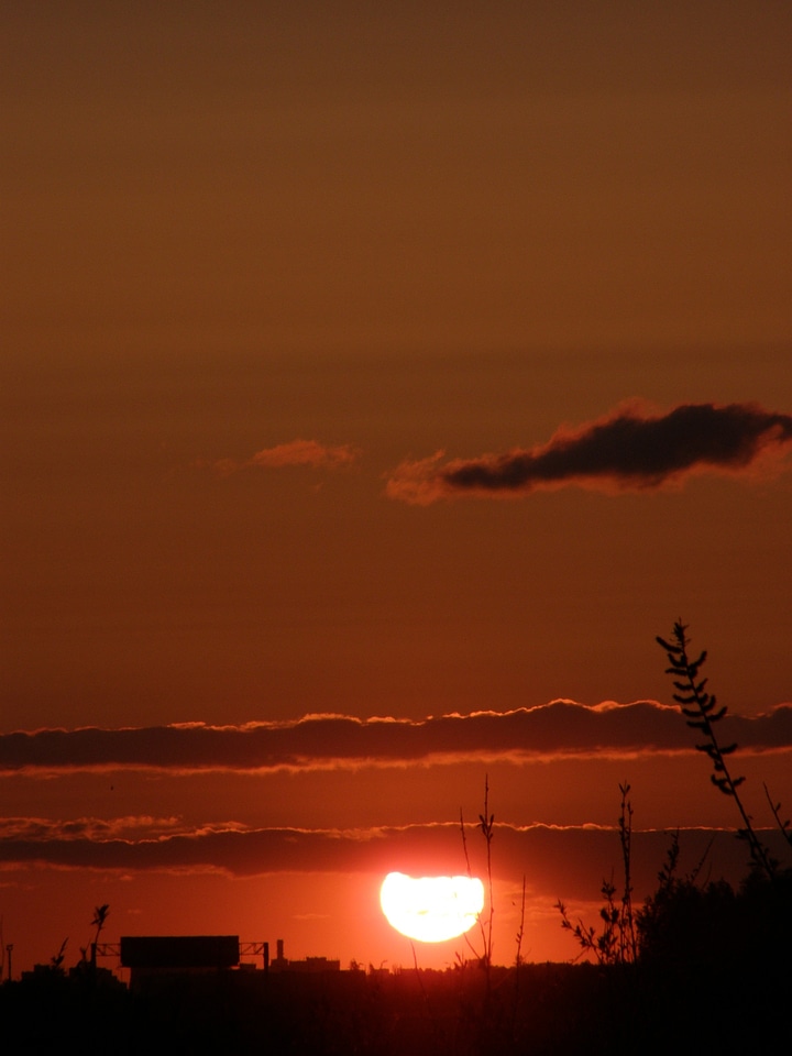 Sun landscape outdoor