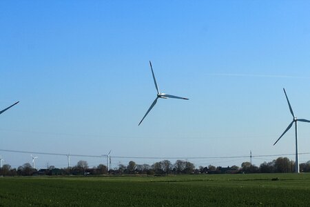 Dithmarschen wind park photomontage